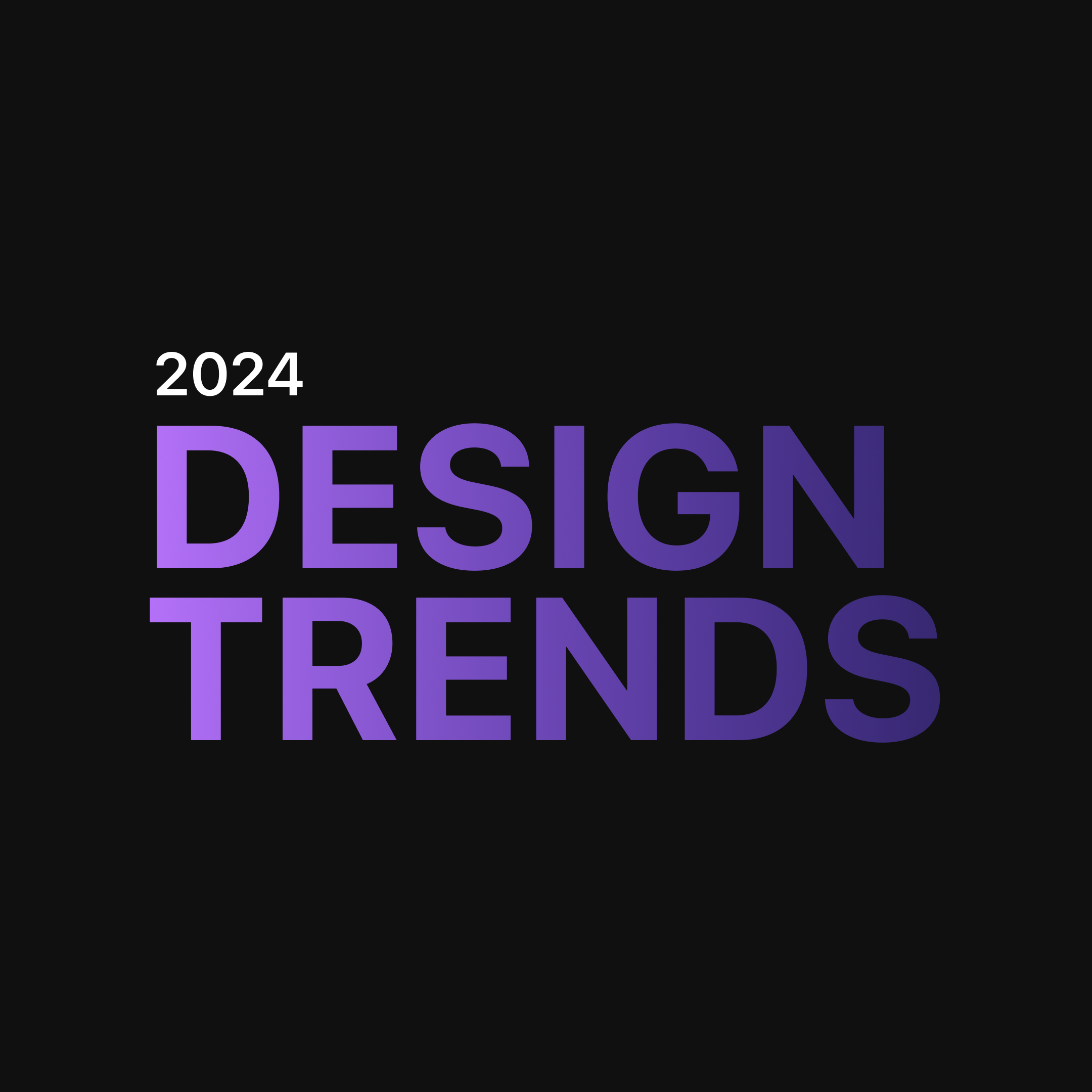 Website design & development trends for 2024